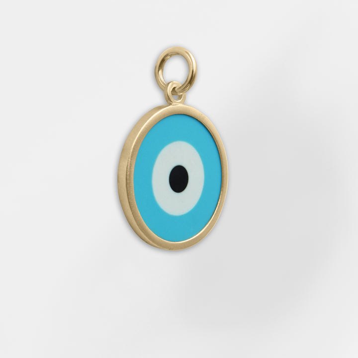 Mati, Greek Turquoise Evil Eye Pendant Necklace