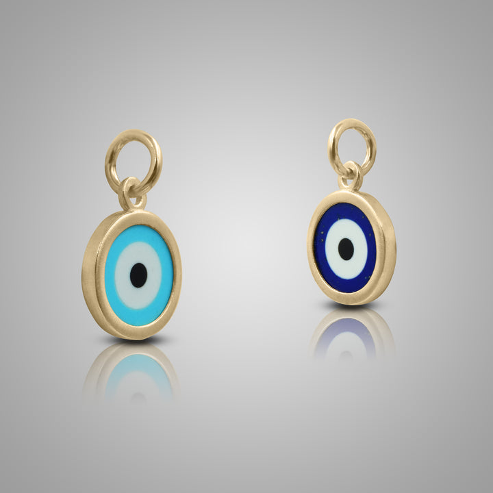 Mati, Greek Blue Evil Eye Pendant Necklace