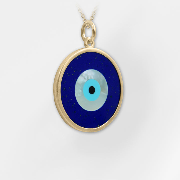 Blue Evil Eye Charm - Necklace