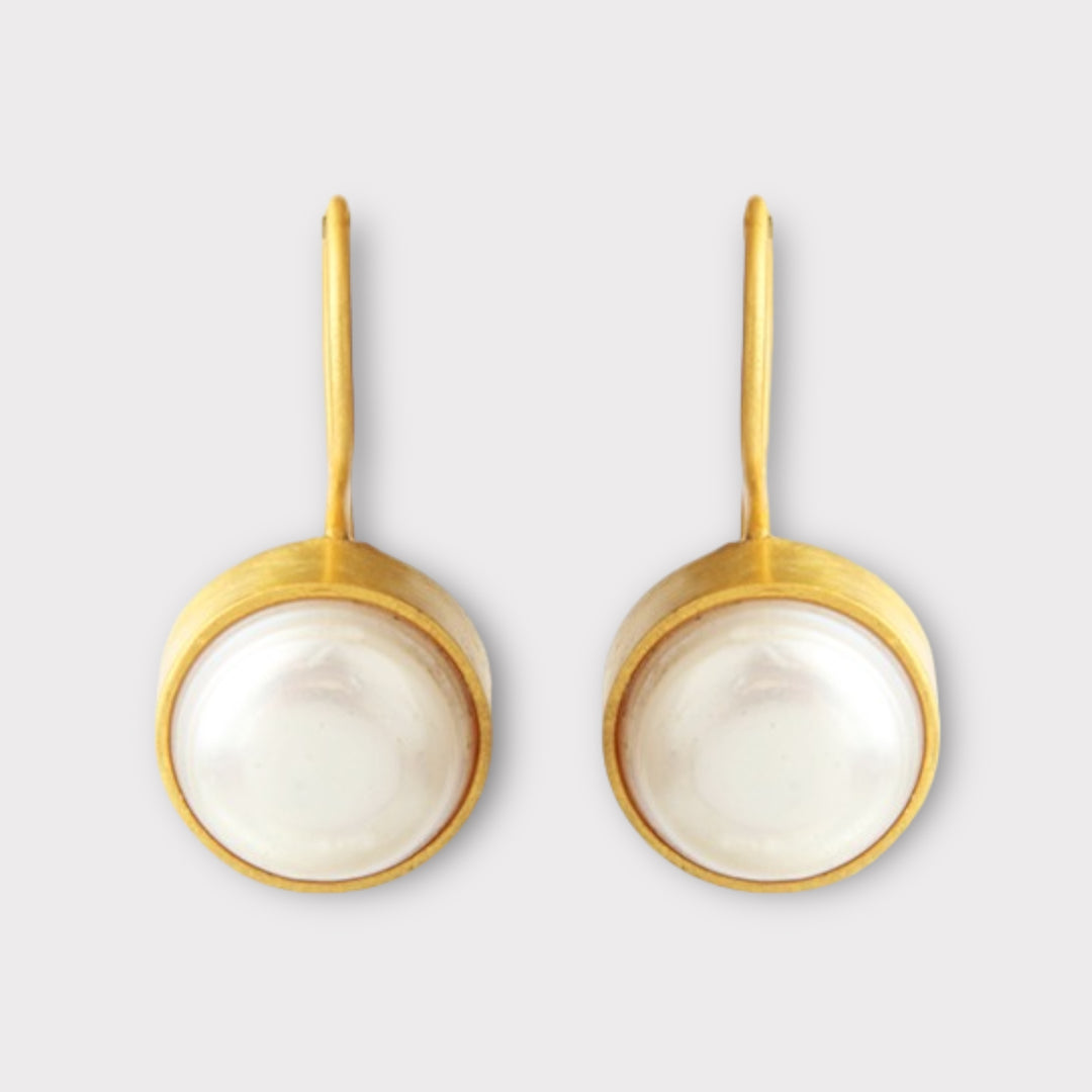 Earrings Drop With Pearls - Helen Georgio - Small Things We Love
