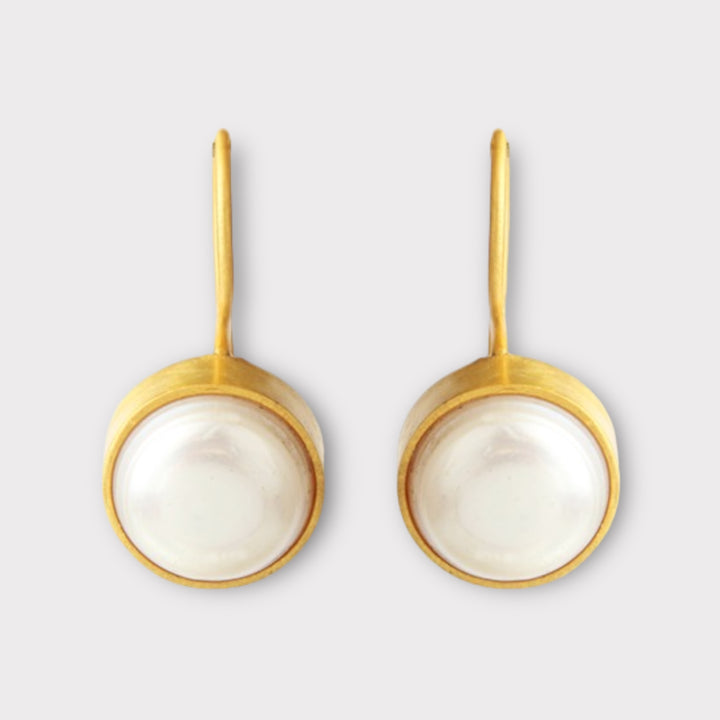 Earrings Drop With Pearls - Helen Georgio - Small Things We Love